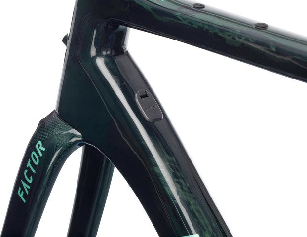 Factor LS Disc Carbon Gravel Frameset - british green/M/12 mm Thru Axle