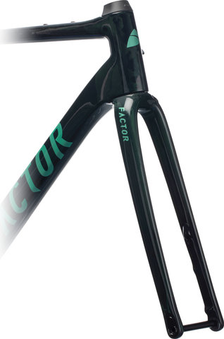 Factor LS Disc Carbon Gravel Frameset - british green/M/12 mm Thru Axle