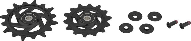 SRAM Pulley Set for X0 Eagle Transmission AXS T-Type Rear Derailleur - black/14 teeth (guide pulley), 16 teeth (tension pulley)