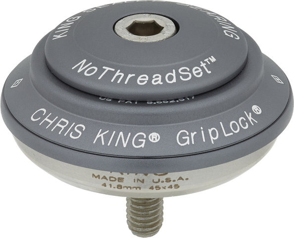 Chris King DropSet 4 IS42/28.6 - IS42/30 GripLock Headset - matte slate/1 1/8"/IS42/28,6 - IS42/30