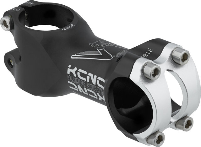 KCNC Fly Ride 5° 31.8 Stem - black-silver/80 mm