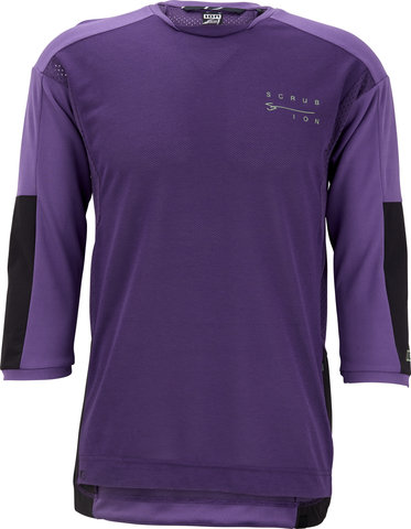 ION Scrub AMP L/S 3/4 BAT Jersey - dark purple/M