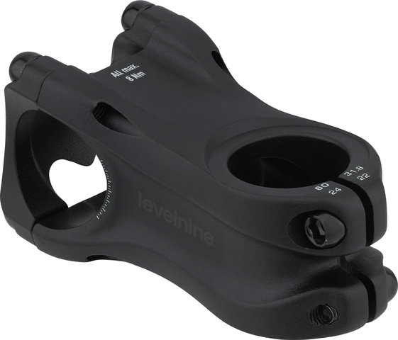 LEVELNINE MTB 31.8 Vorbau - black stealth/6°/60 mm