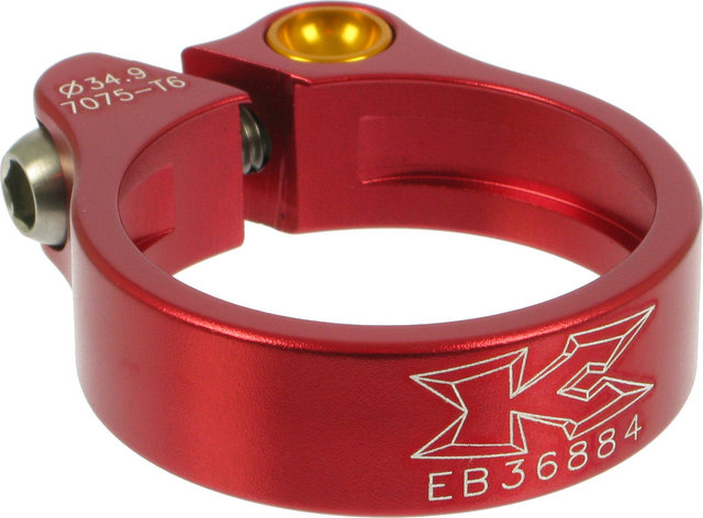 KCNC Road Lite SC7 Seatpost Clamp - red/34.9 mm