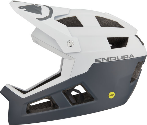 Endura Casco SingleTrack Full Face MIPS - white/55 - 59 cm