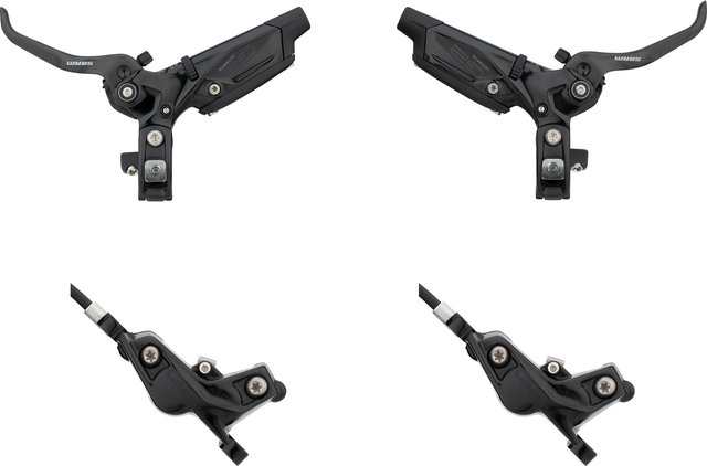 SRAM G2 Ultimate Carbon Disc Brake Set - gloss black/Set/Flip-Flop (non-side-specific)