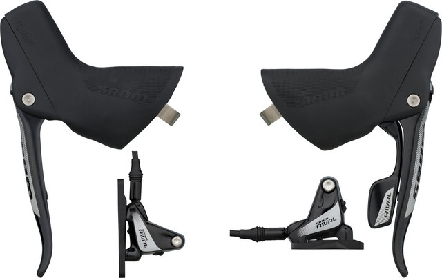 SRAM Set frenos disco hidr. Rival 1 FM d+t man. cambios/frenos DoubleTap® - black/Set/left/right (side-specific)