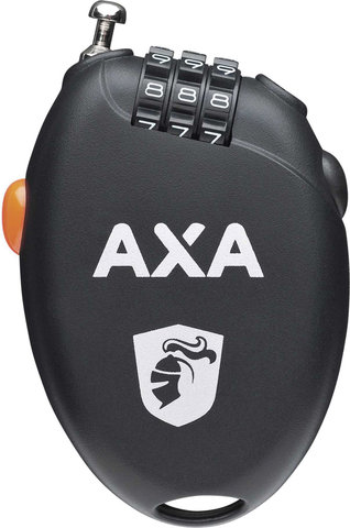 Axa Roll 75 Combination Cable Lock - black