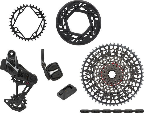 SRAM X0 Eagle Transmission AXS 1x12-speed E-MTB group - black/34 Zähne, 10-52