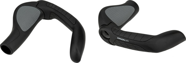 Ergon Poignées de guidon GP5 pour manette rotative d'un côté - black/L