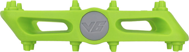 DMR V6 Plattformpedale - green