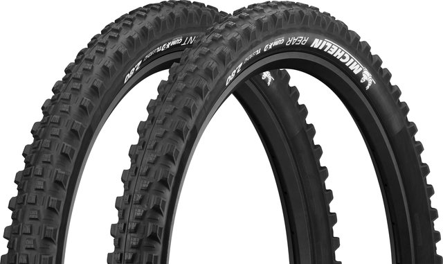 Michelin Set de 2 cubiertas plegables Wild Enduro GUM-X Front / Rear 27,5+ - negro/27.5 /71 /71-584/2.8 