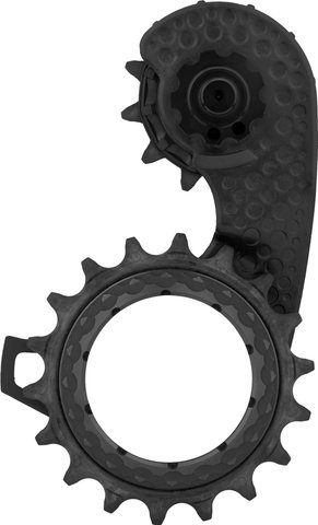 absoluteBLACK HOLLOWcage Carbon Ceramic Oversized Schalträdchen-System Shimano 8150 - black/12 Zähne (Leitrolle), 18 Zähne (Spannrolle)