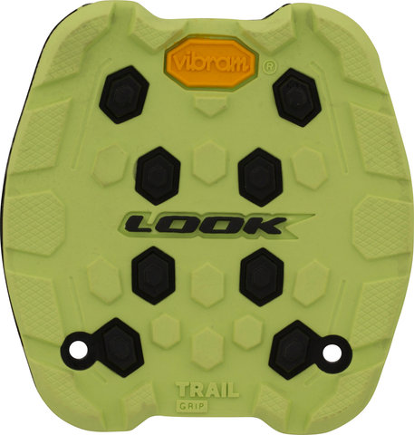 Look Set de 4 placas de pedales Activ Grip Trail - limón