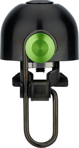 SPURCYCLE Timbre de acero inoxidable BLACK Bell - black-green