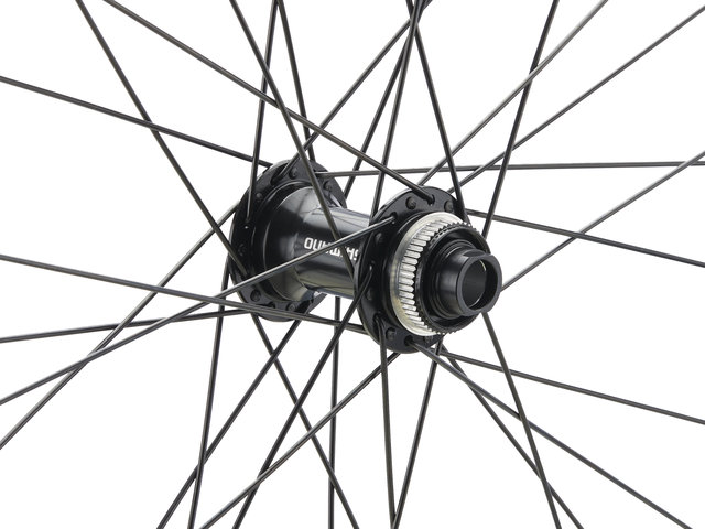 bc basic Urban Deore Disc Center Lock P-22 28" Wheelset - black/28" Set (Front 15x100 + Rear 10x135) Shimano Micro Spline