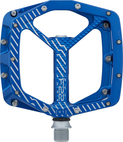 Hope F22 Platform Pedals - blue