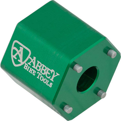 Abbey Bike Tools DUB Self-Extracting Cap Tool Dust Cap Tool for DUB Cranks - green