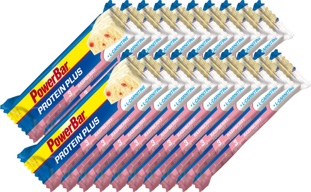 Powerbar Barre Protein Plus Bar L-Carnitin - 20 pièces - raspberry-yogurt