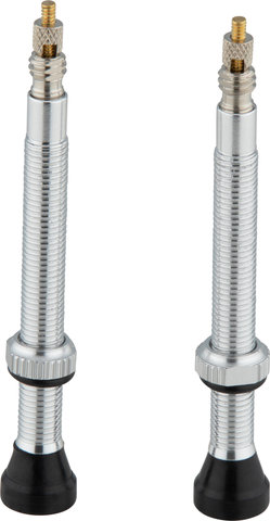 tune Tubeless Valve Set - silver/Presta 60 mm