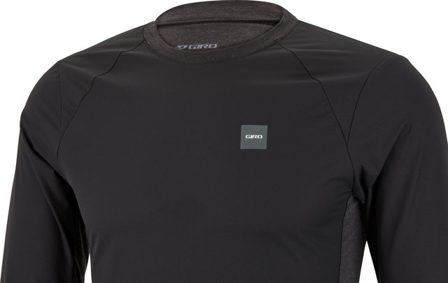 Giro Roust LS Wind Jersey - black-grey/S