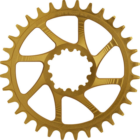 Garbaruk Round Chainring GXP/DUB Boost Direct Mount Single Speed - gold/32 