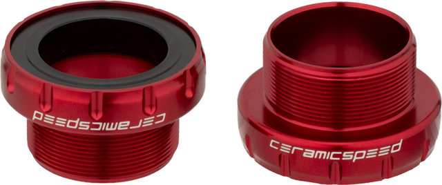 CeramicSpeed BSA SRAM DUB Road Coated Innenlager - red/BSA