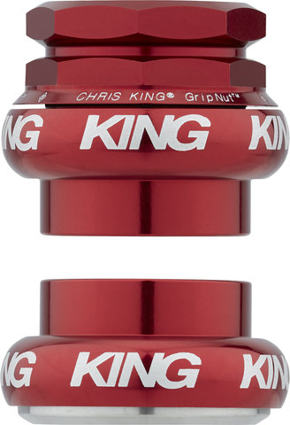 Chris King GripNut Bold EC34/28.6 - EC34/30 Threaded Headset - red/EC34/28,6 - EC34/30