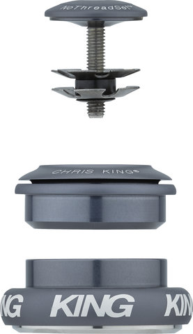 Chris King InSet i7 ZS44/28.6 - EC44/40 Mixed Tapered GripLock Headset - matte slate/1 1/8"/ZS44/28,6 - EC44/40