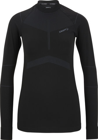 Craft Active Intensity Crew Neck L/S Damen - black-asphalt/S