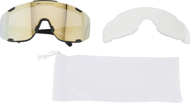 POC Devour Sports Glasses Model 2024 - uranium black/clarity road-partly sunny gold