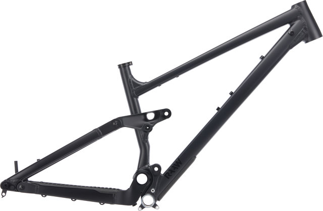 RAAW Mountain Bikes Kit de cuadro Jibb 29" - black mate/135 /L/12 mm Eje Pasante