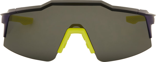 100% Speedcraft SL Smoke Sports Glasses - matte metallic digital brights/smoke