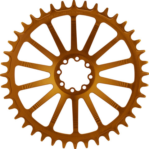 Garbaruk Round Chainring AXS Road/CX SRAM Direct Mount 8-Bolt Single - orange/40 