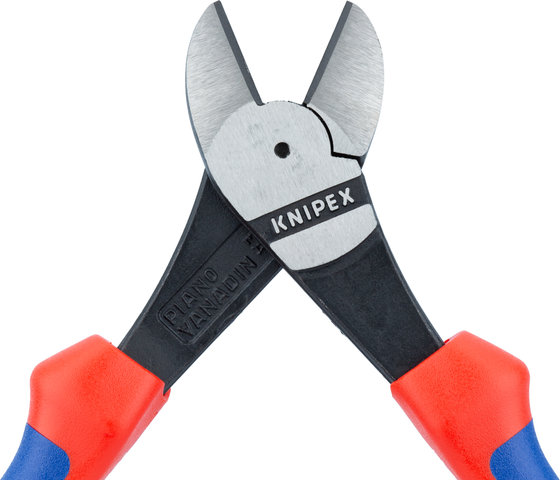 Knipex Kraft-Seitenschneider - rot-blau/180 mm