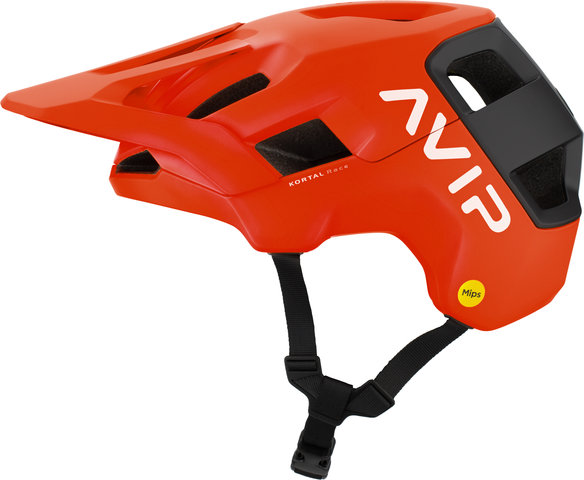 POC Casque Kortal Race MIPS - fluorescent orange AVIP-uranium black mat/55 - 58 cm