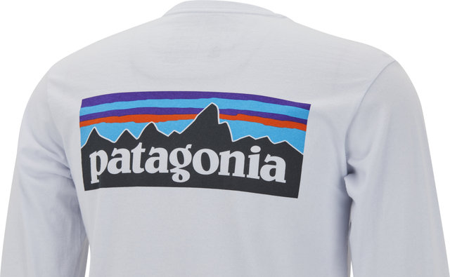 Patagonia P-6 Logo Responsibili-Tee L/S Shirt - white/S