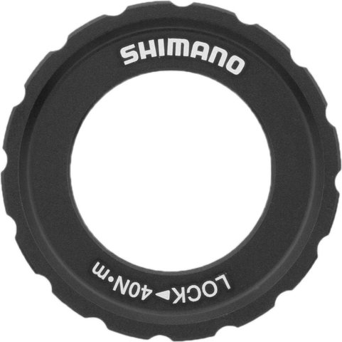 Shimano RT-EM910 Center Lock Brake Rotor for STEPS w/ External Teeth - silver-black/203 mm