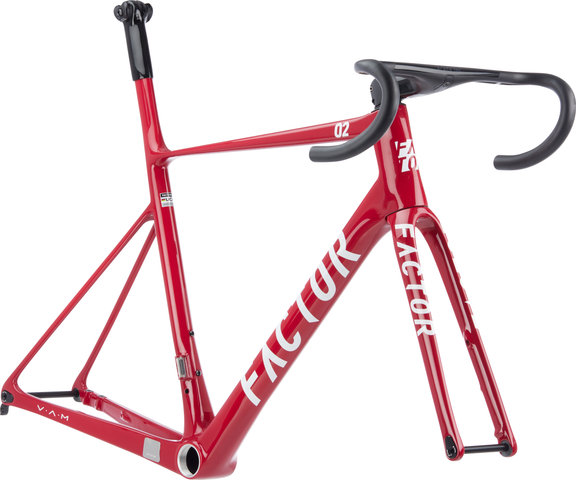 Factor Kit de cuadro de carbono O2 V.A.M. Disc T47a SRAM DUB modelo 2023 - red velvet/54 cm, 110 mm x 38 cm, SB 0 mm