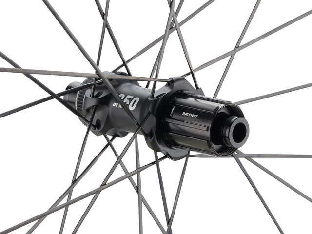 DT Swiss GR 1600 SPLINE DB 25 Disc Center Lock 28" Wheelset - 2024 Model - black/142 mm/100 mm/28"/Shimano Road/100 mm/Shimano Road/100 mm/142 mm