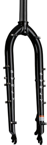 Surly ECR 27,5+ Horquilla rígida con desplazamiento de 43 mm - black/1 1/8"/27,5" (650B)/100 mm/5 mm Liberación Rápida