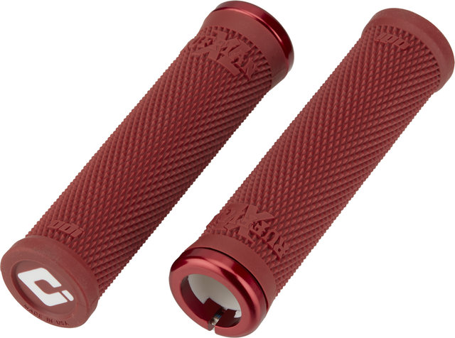 ODI Poignées de guidon Lock-On Ruffian XL v2.1 - red/135 mm