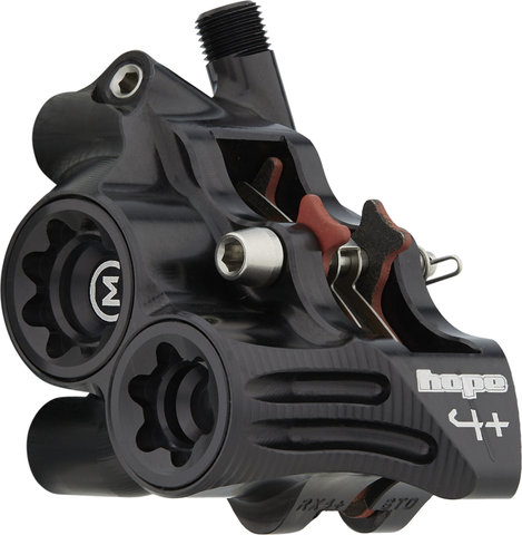 Hope RX4+ FM Bremssattel für Shimano / Campagnolo - black/Set/ohne