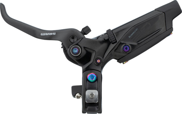 SRAM G2 Ultimate Carbon Disc Brake - gloss black-rainbow/Front wheel/Flip-Flop (non-side-specific)