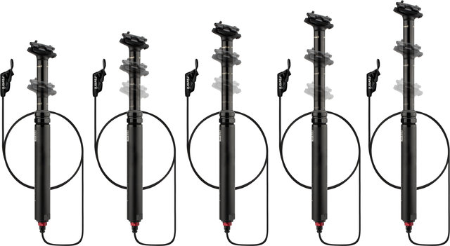 RockShox Reverb Stealth 150 mm Dropper Post, 1x Remote, Left - black/414 mm/Matchmaker/34,9 mm/0 mm/1-speed left / MMX