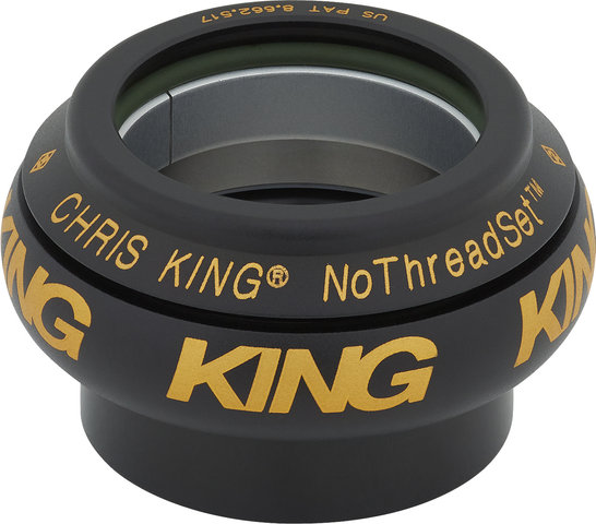 Chris King NoThreadSet EC34/28,6 - EC44/33 GripLock Steuersatz - two tone-black-gold/EC34/28,6 - EC44/33