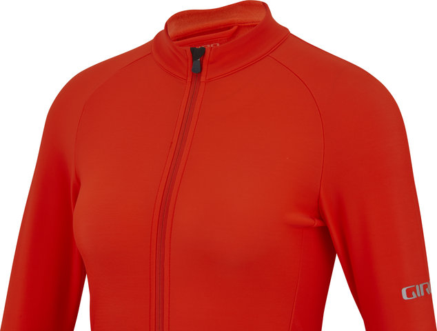 Giro Chrono LS Thermal Women's Jersey - vermillion/S