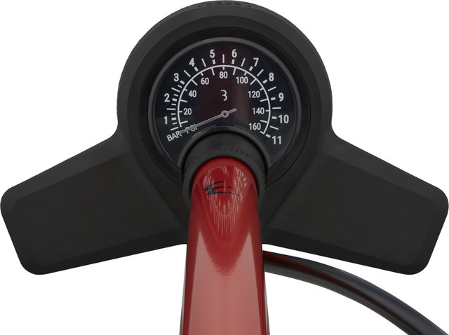 BBB AirBoost 3.0 BFP-28 Floor Pump - red