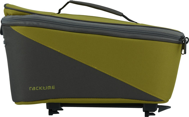 Racktime Talis Pannier Rack Bag - lime green-stone grey/8000 ml