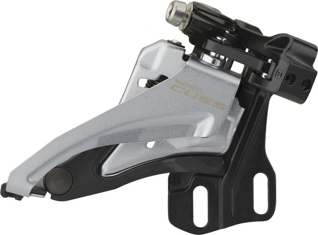 Shimano Dérailleur avant CUES FD-U4000 2-/9-/10-vitesses - argenté/E-Type (montage sur boîtier de pédalier, Low-Direct)